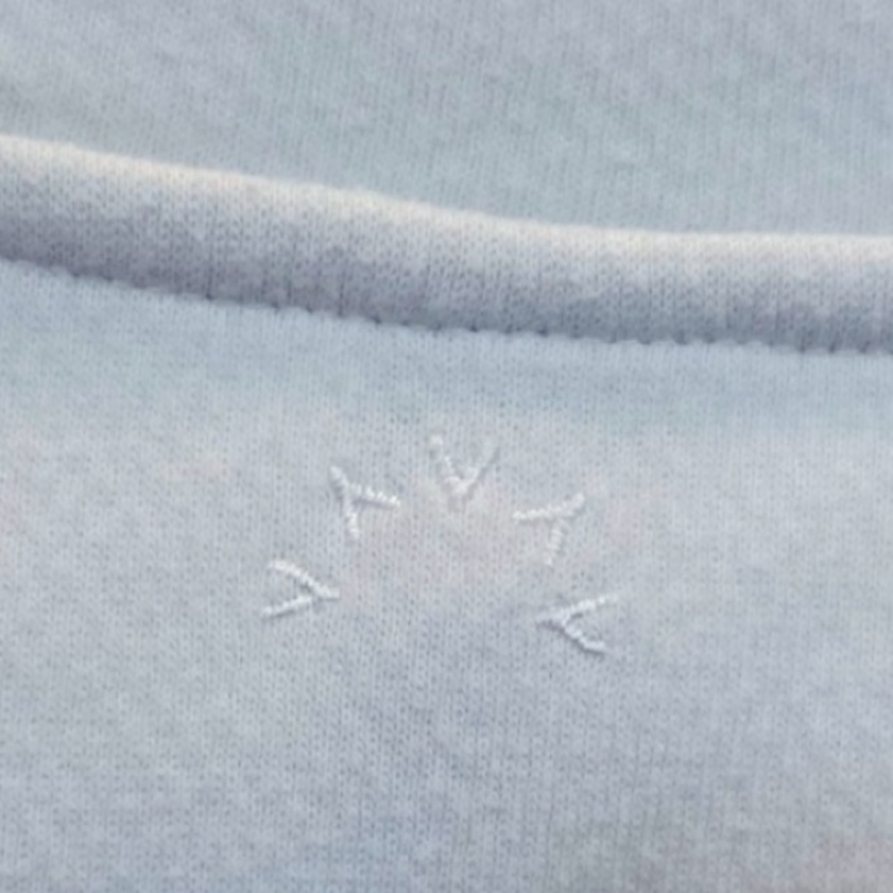 VARLEY OSPREY CROPPED TIE LONG SLEEVES CREW NECK IVORY WHITE SWEATSHIRT TOP XS - Picture 4 of 6